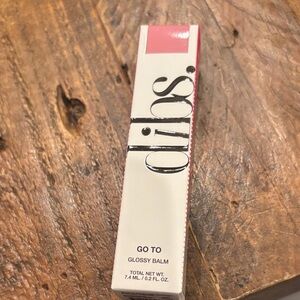 Dibs Pink Glossy Balm effortless pink nwt